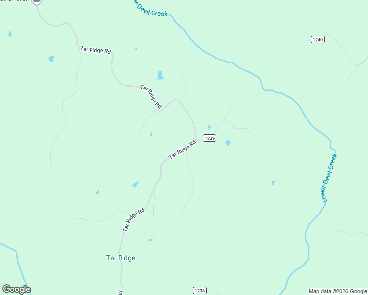 map of restaurants, bars, coffee shops, grocery stores, and more near Tar Ridge Road in Rogers