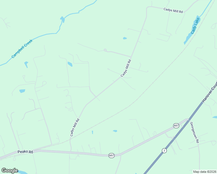 map of restaurants, bars, coffee shops, grocery stores, and more near 8228 Cadys Mill Road in Hanover