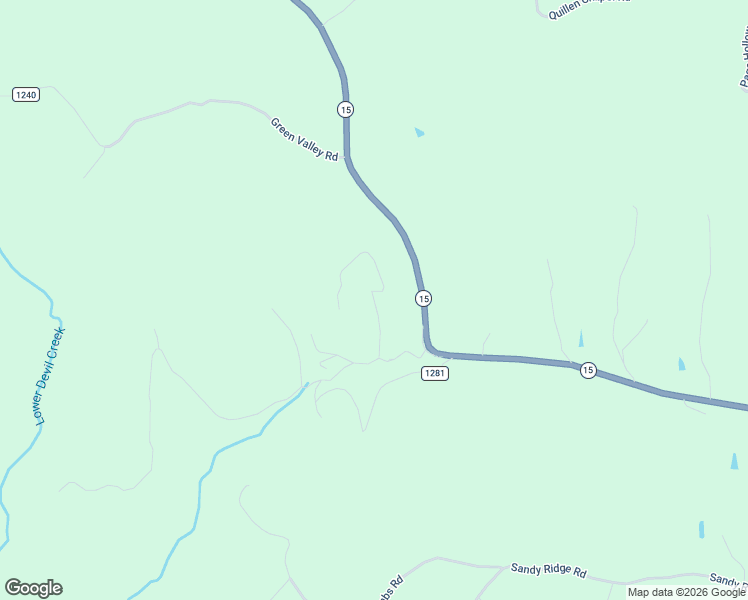 map of restaurants, bars, coffee shops, grocery stores, and more near Sunset Ridge in Wolfe County