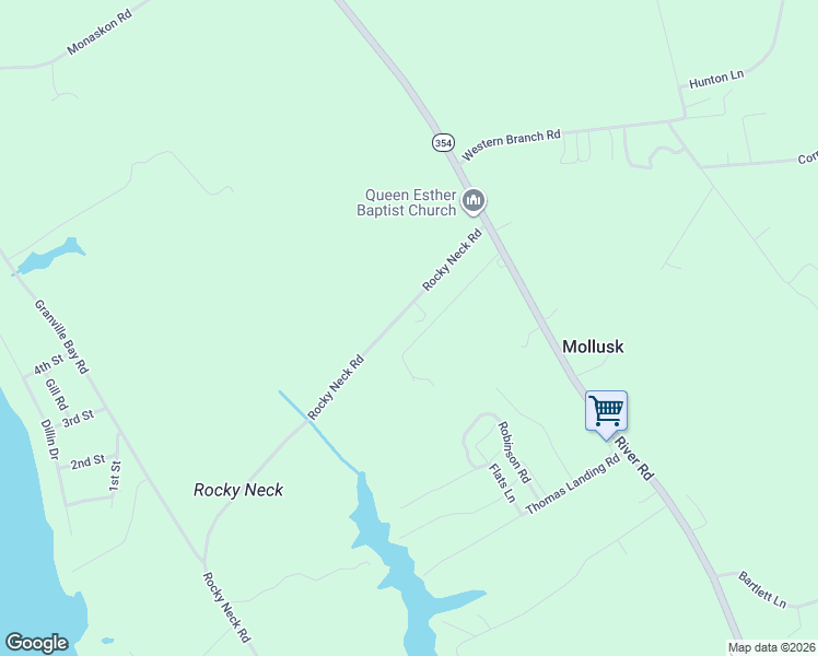 map of restaurants, bars, coffee shops, grocery stores, and more near 267 Rocky Neck Rd in Lancaster