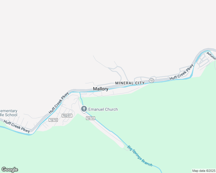 map of restaurants, bars, coffee shops, grocery stores, and more near 104 Brooks Hill in Mallory
