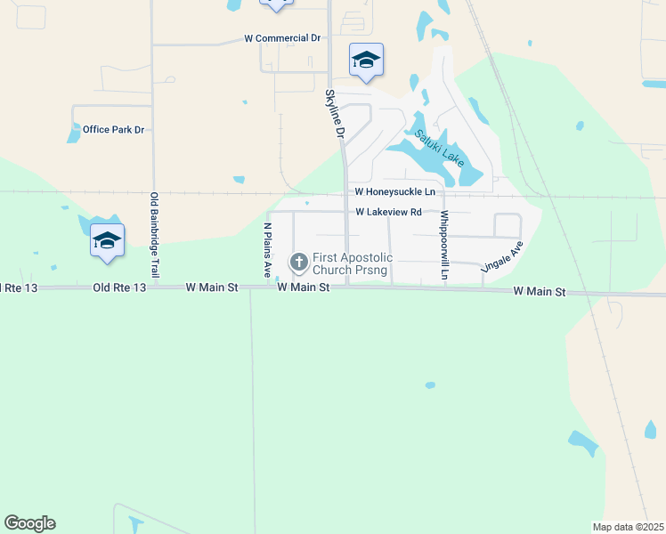 map of restaurants, bars, coffee shops, grocery stores, and more near 3303 West Hawthorne Court in Marion