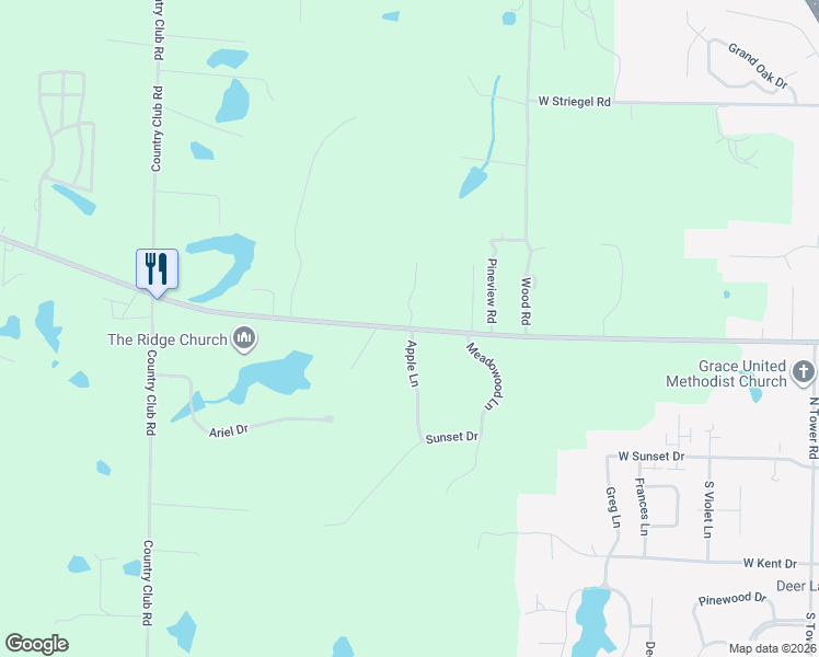 map of restaurants, bars, coffee shops, grocery stores, and more near 2 Crockett Road in Carbondale