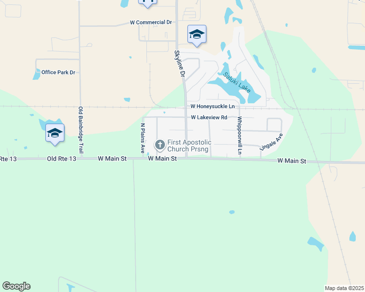 map of restaurants, bars, coffee shops, grocery stores, and more near 3303 West Hawthorne Court in Marion