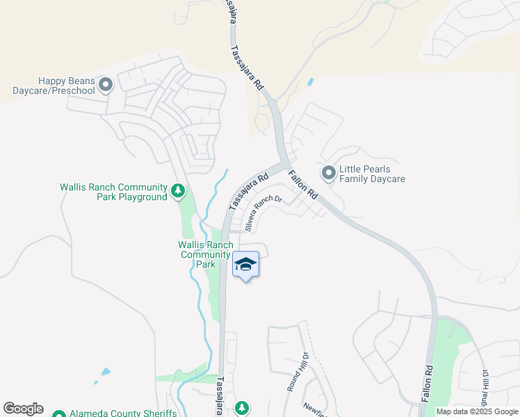 map of restaurants, bars, coffee shops, grocery stores, and more near 3830 Silvera Ranch Drive in Dublin