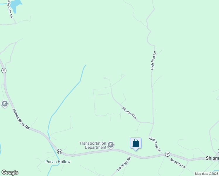 map of restaurants, bars, coffee shops, grocery stores, and more near 484-498 Montreal Lane in Shipman