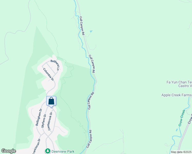 map of restaurants, bars, coffee shops, grocery stores, and more near 17834 Cull Canyon Road in Castro Valley