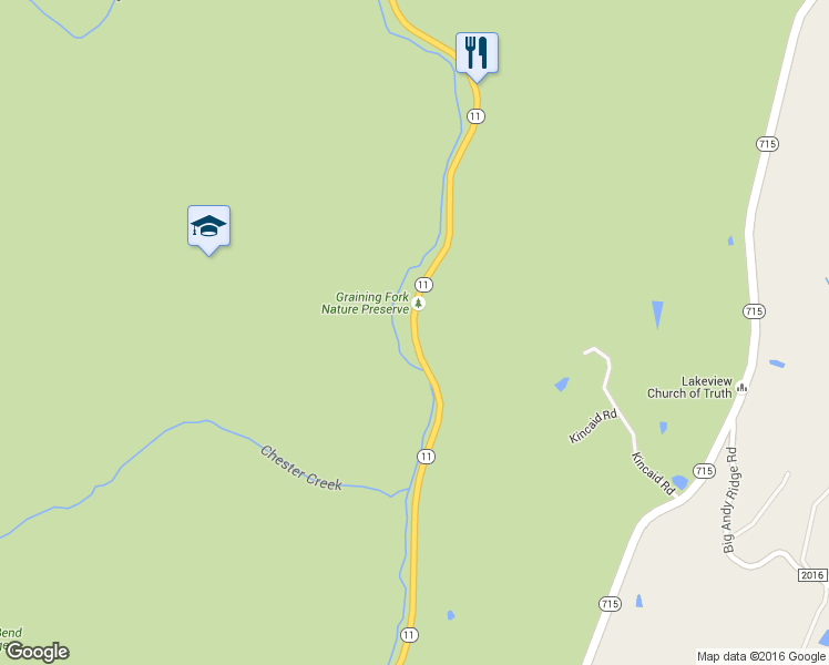 map of restaurants, bars, coffee shops, grocery stores, and more near Kentucky 11 in Campton