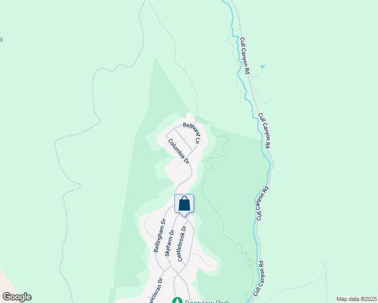 map of restaurants, bars, coffee shops, grocery stores, and more near 16695 Springbrook Lane in Castro Valley