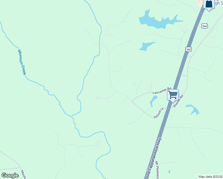 map of restaurants, bars, coffee shops, grocery stores, and more near 371 Oxford Lane in King William