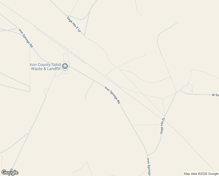 map of restaurants, bars, coffee shops, grocery stores, and more near East 4800 North in Cedar City