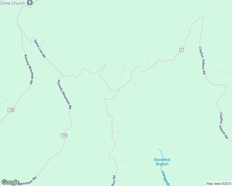 map of restaurants, bars, coffee shops, grocery stores, and more near 1915 Clayton Road in Alderson