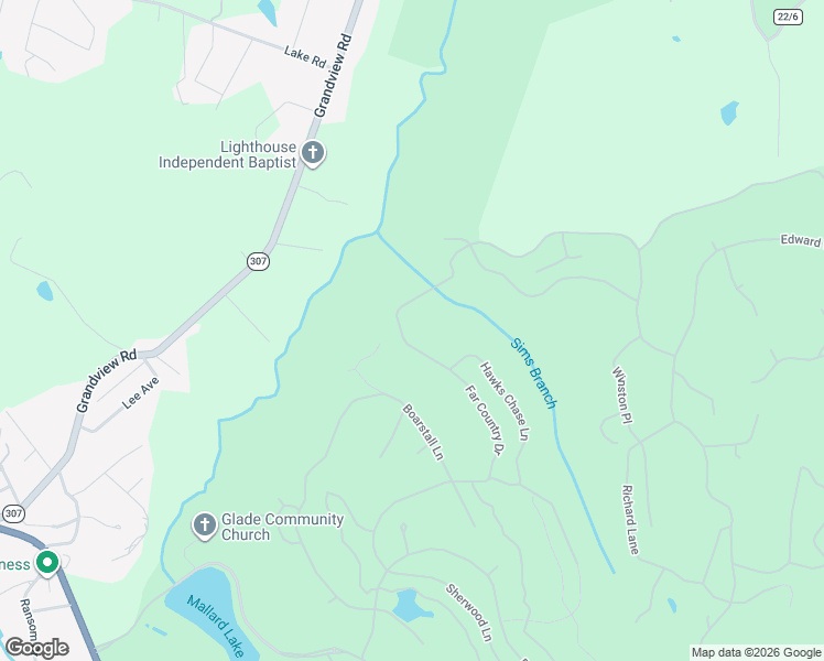 map of restaurants, bars, coffee shops, grocery stores, and more near 101-199 Hawks Chase Ln in Daniels