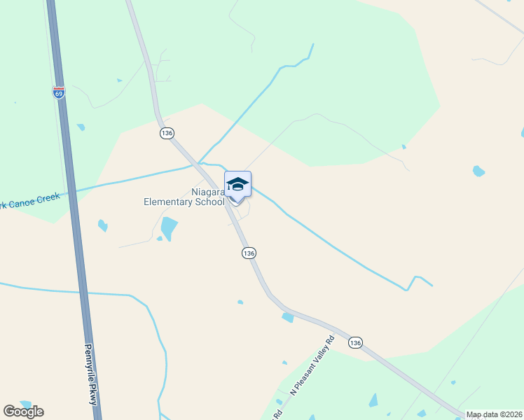 map of restaurants, bars, coffee shops, grocery stores, and more near 13043 Kentucky 136 in Henderson