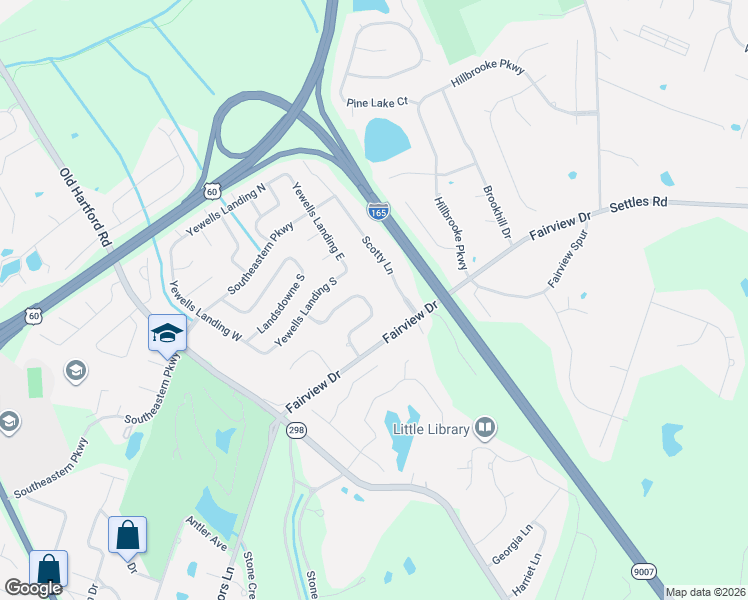 map of restaurants, bars, coffee shops, grocery stores, and more near 4466 Cs-1530-10 in Owensboro