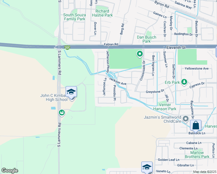 map of restaurants, bars, coffee shops, grocery stores, and more near 2924 Lyon Court in Tracy