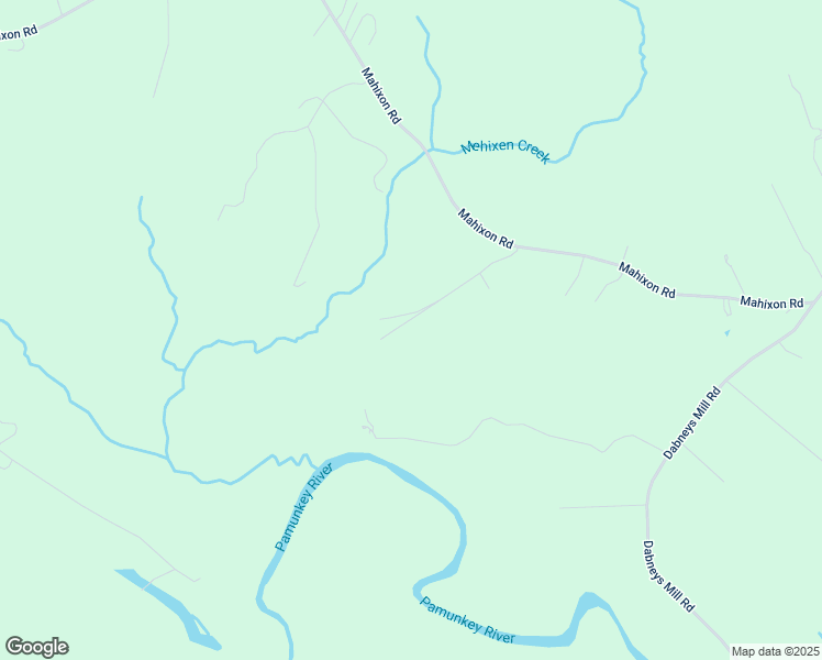 map of restaurants, bars, coffee shops, grocery stores, and more near 2304 Mahixon Road in Manquin