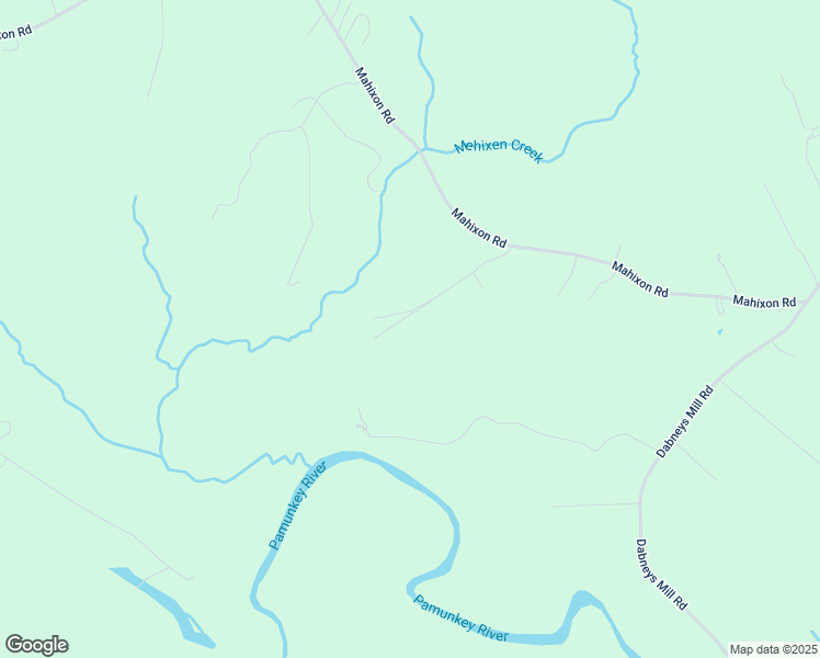 map of restaurants, bars, coffee shops, grocery stores, and more near 2304 Mahixon Road in Manquin