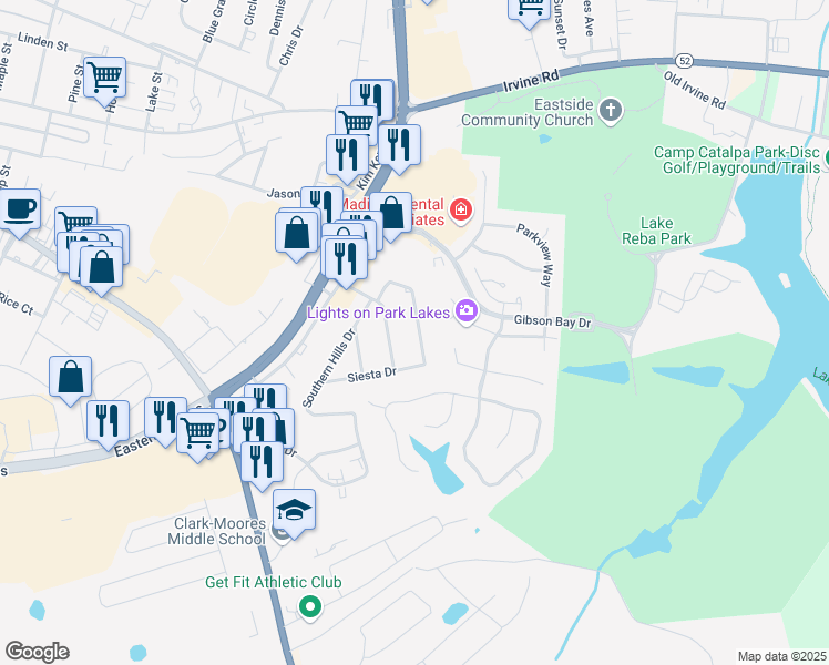 map of restaurants, bars, coffee shops, grocery stores, and more near 982 Spanish Grove Drive in Richmond