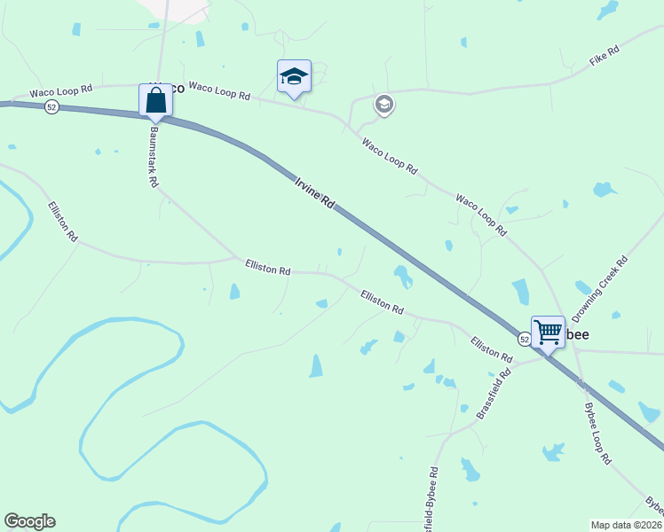 map of restaurants, bars, coffee shops, grocery stores, and more near 3916 New Irvine Road in Richmond