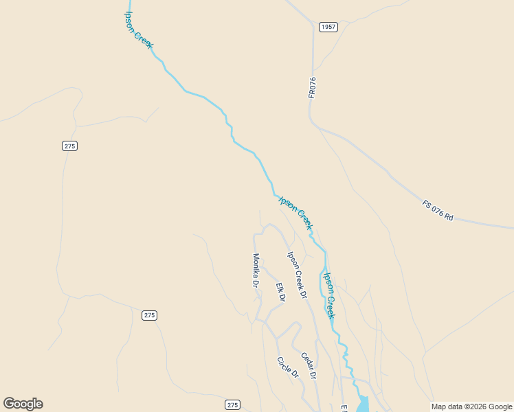 map of restaurants, bars, coffee shops, grocery stores, and more near Ipson Creek Drive in Panguitch