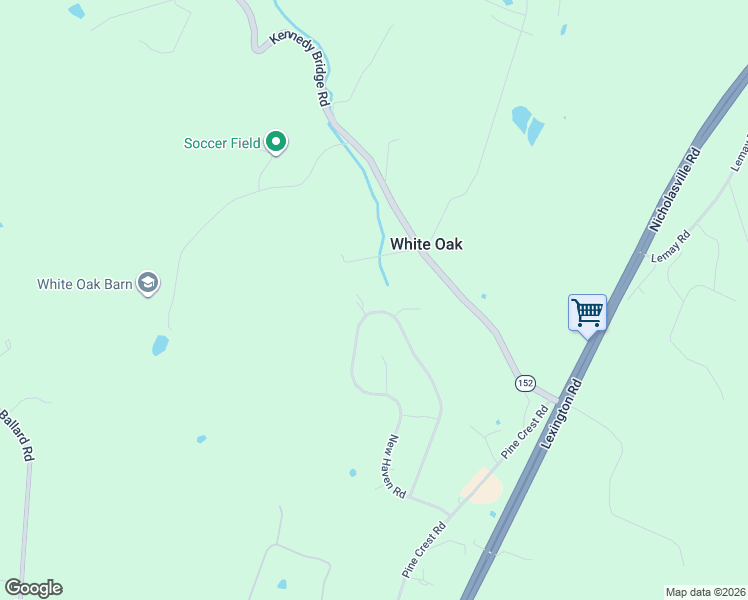 map of restaurants, bars, coffee shops, grocery stores, and more near 694 New Haven Road in Lancaster