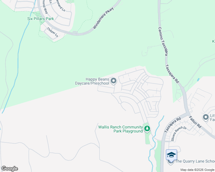 map of restaurants, bars, coffee shops, grocery stores, and more near 4485 Alexander Valley Way in Dublin