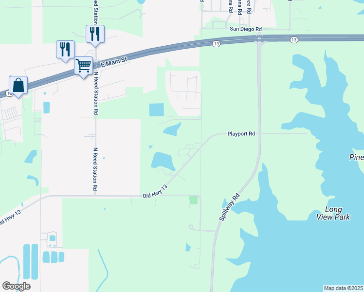 map of restaurants, bars, coffee shops, grocery stores, and more near 79 Village Drive in Carbondale