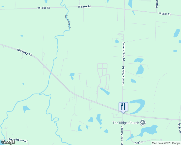 map of restaurants, bars, coffee shops, grocery stores, and more near 61 Bruce Lane in Murphysboro