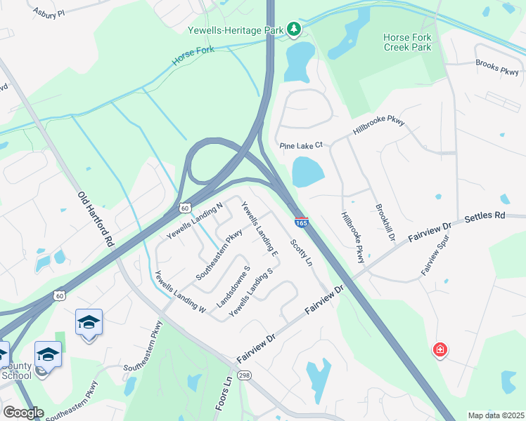 map of restaurants, bars, coffee shops, grocery stores, and more near 4219A Scotty Lane in Owensboro