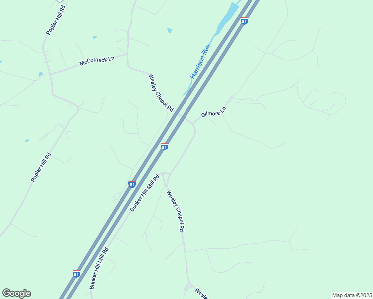 map of restaurants, bars, coffee shops, grocery stores, and more near Wesley Chapel Road in Lexington