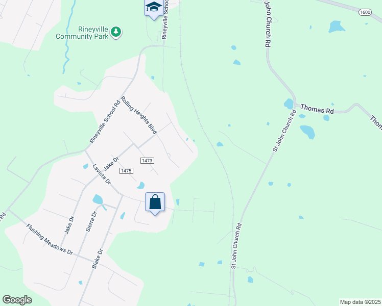 map of restaurants, bars, coffee shops, grocery stores, and more near 213 Lea Court in Rineyville