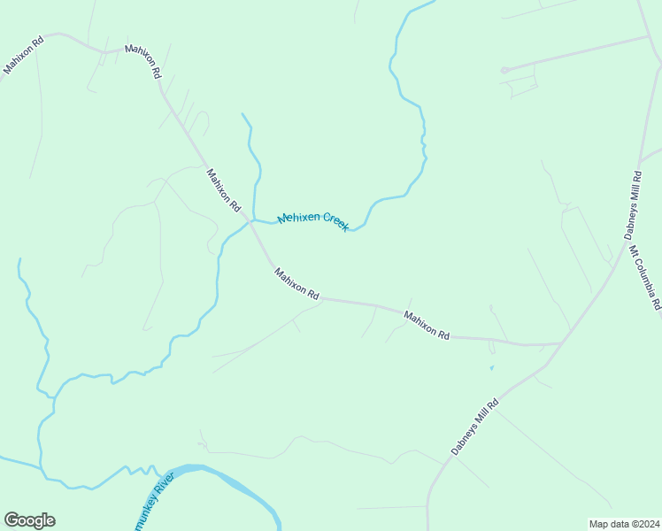 map of restaurants, bars, coffee shops, grocery stores, and more near 2351 Mahixon Road in Manquin