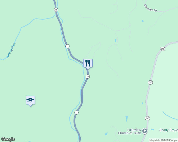 map of restaurants, bars, coffee shops, grocery stores, and more near 4000 Kentucky 11 in Campton