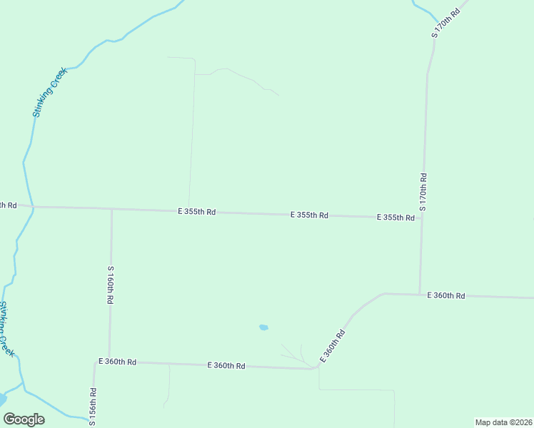 map of restaurants, bars, coffee shops, grocery stores, and more near 1662 East 355th Road in Polk