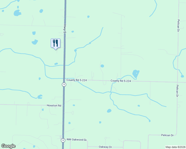 map of restaurants, bars, coffee shops, grocery stores, and more near 20259 County Road 5-224 in Lebanon