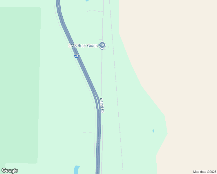 map of restaurants, bars, coffee shops, grocery stores, and more near South 1825 Road in Milo