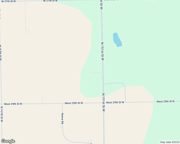 map of restaurants, bars, coffee shops, grocery stores, and more near 3209 North 151st Street West in Colwich