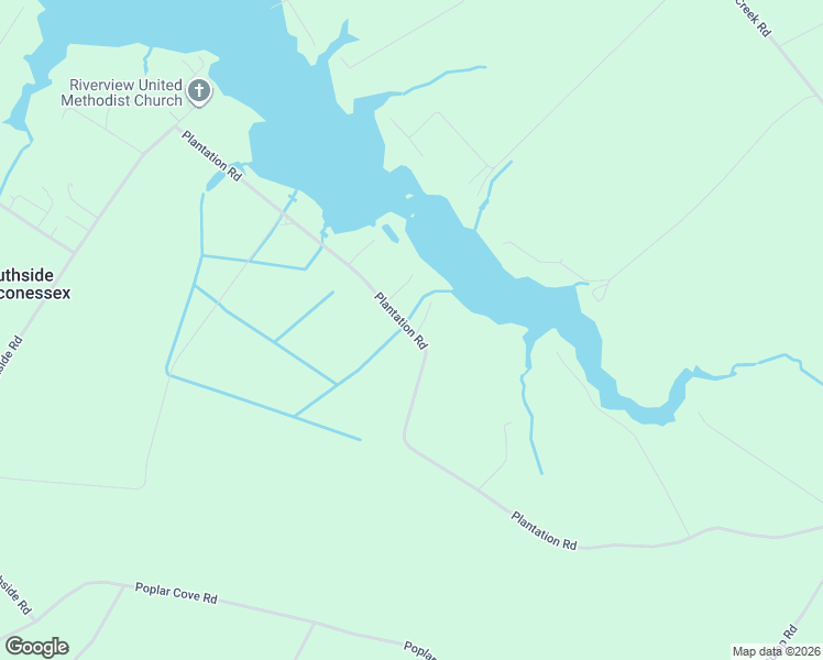 map of restaurants, bars, coffee shops, grocery stores, and more near 18075-18117 Plantation Road in Onancock