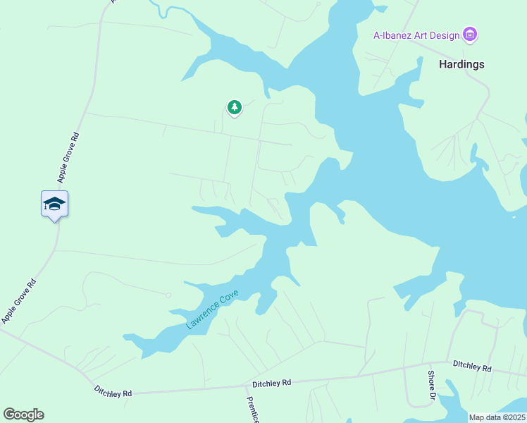 map of restaurants, bars, coffee shops, grocery stores, and more near 196 Locust Grove Lane in Kilmarnock