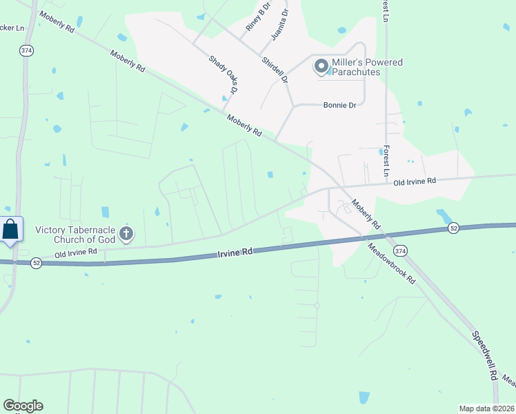 map of restaurants, bars, coffee shops, grocery stores, and more near 3245 Irvine Road in Richmond