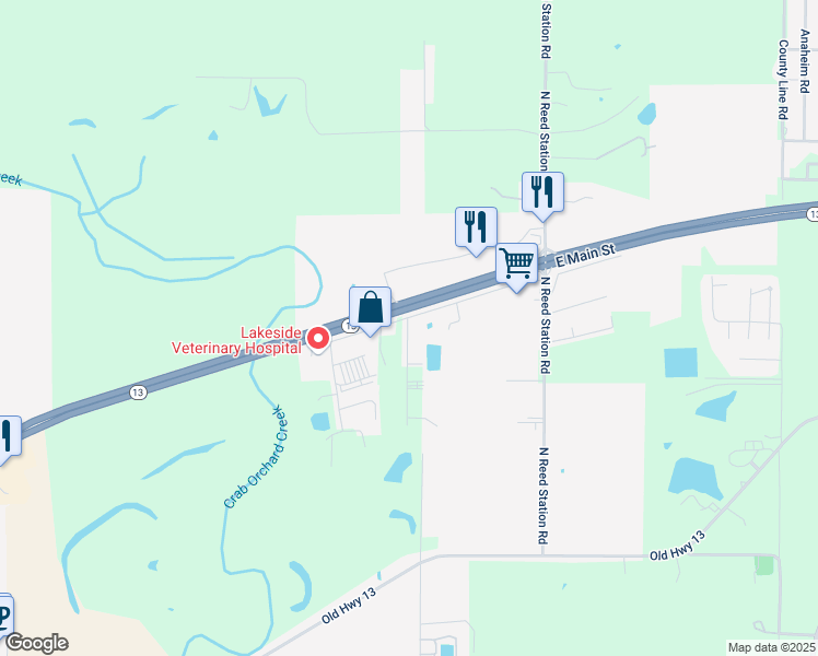 map of restaurants, bars, coffee shops, grocery stores, and more near 2211 Sweets Drive in Carbondale