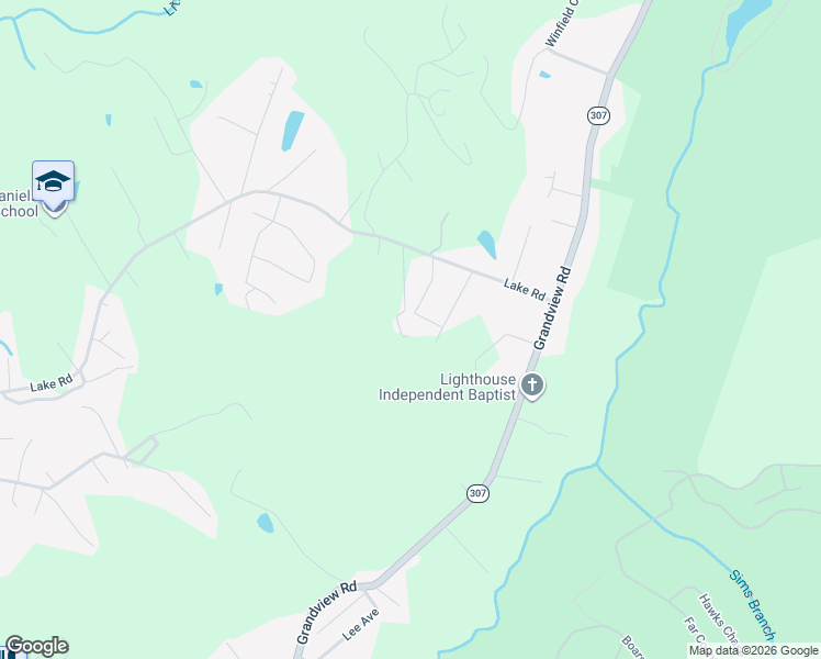 map of restaurants, bars, coffee shops, grocery stores, and more near 171 Harvest Lane in Daniels