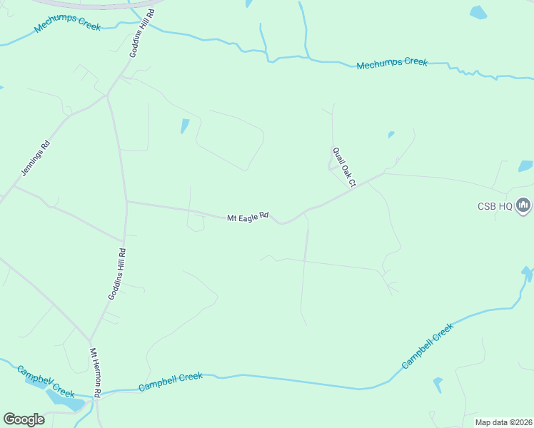 map of restaurants, bars, coffee shops, grocery stores, and more near Mount Eagle Road in Ashland