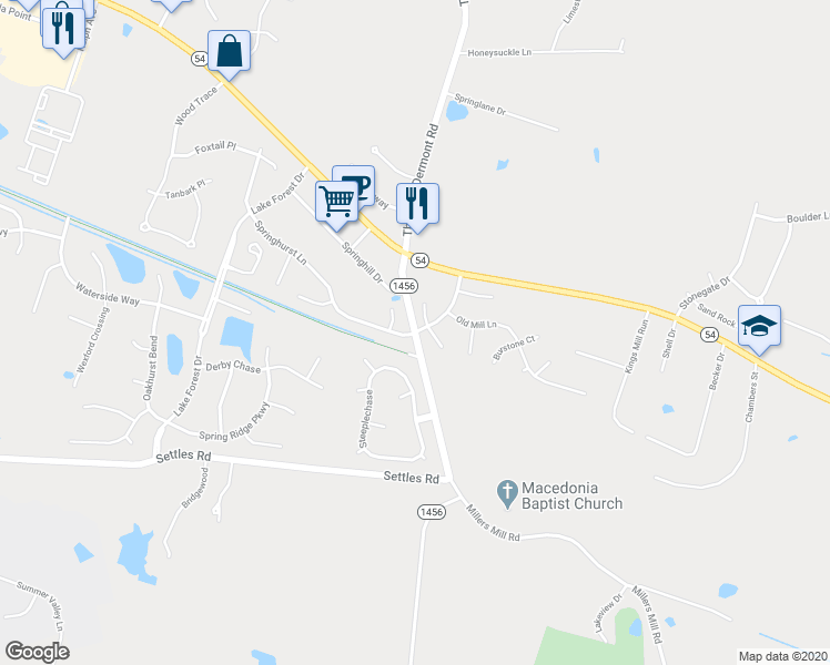 map of restaurants, bars, coffee shops, grocery stores, and more near 4719 Millers Mill Road in Owensboro