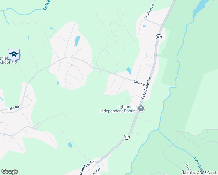 map of restaurants, bars, coffee shops, grocery stores, and more near 171 Harvest Lane in Daniels