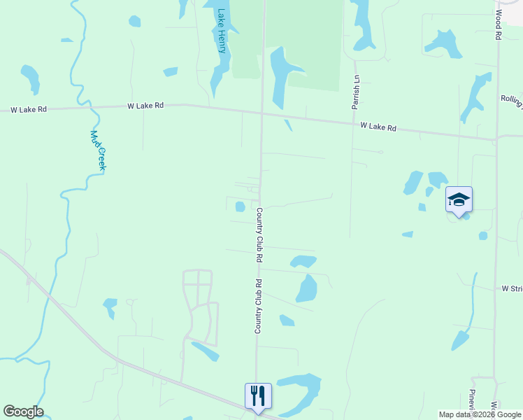 map of restaurants, bars, coffee shops, grocery stores, and more near 5233-5247 Country Club Road in Murphysboro