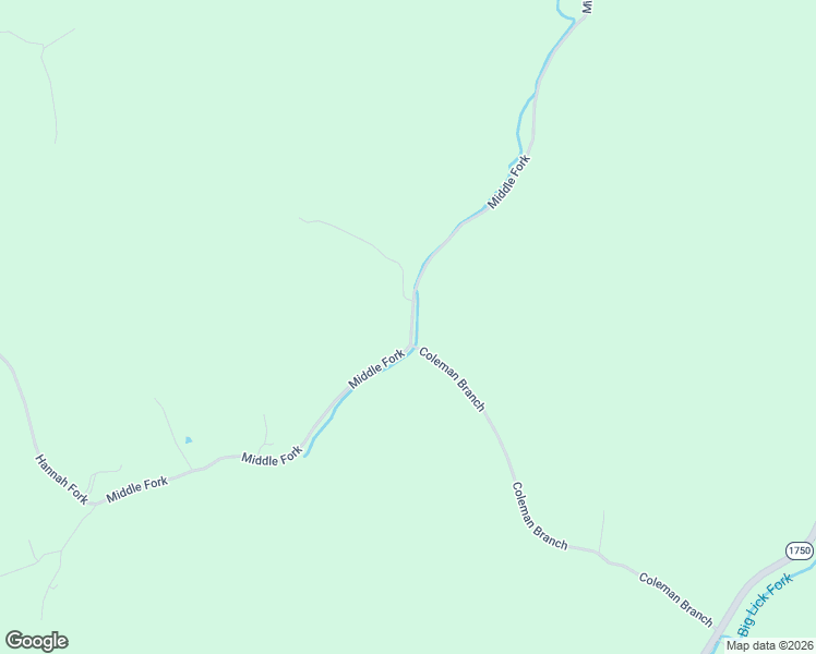 map of restaurants, bars, coffee shops, grocery stores, and more near 3459 Middle Fork Road in Hagerhill