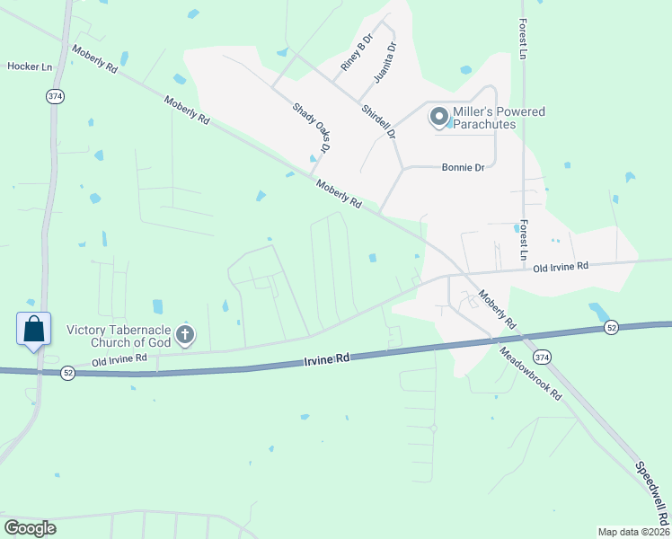 map of restaurants, bars, coffee shops, grocery stores, and more near 3245 Irvine Road in Richmond
