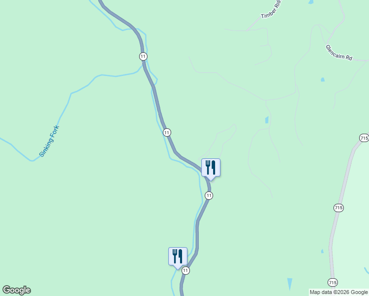 map of restaurants, bars, coffee shops, grocery stores, and more near Kentucky 11 in Campton